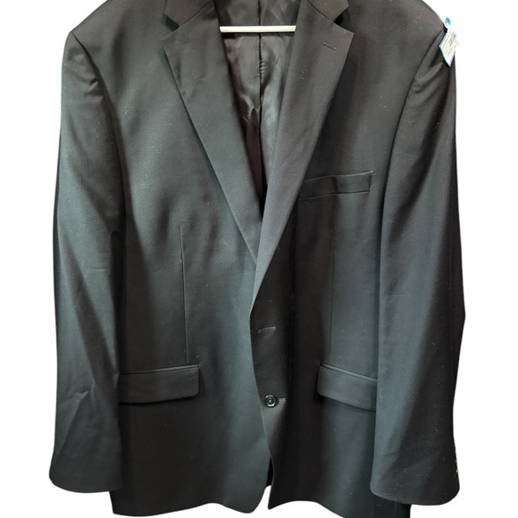 Calvin Klein Black Sport Coat Modern Tailored Design - Picture 4 of 11